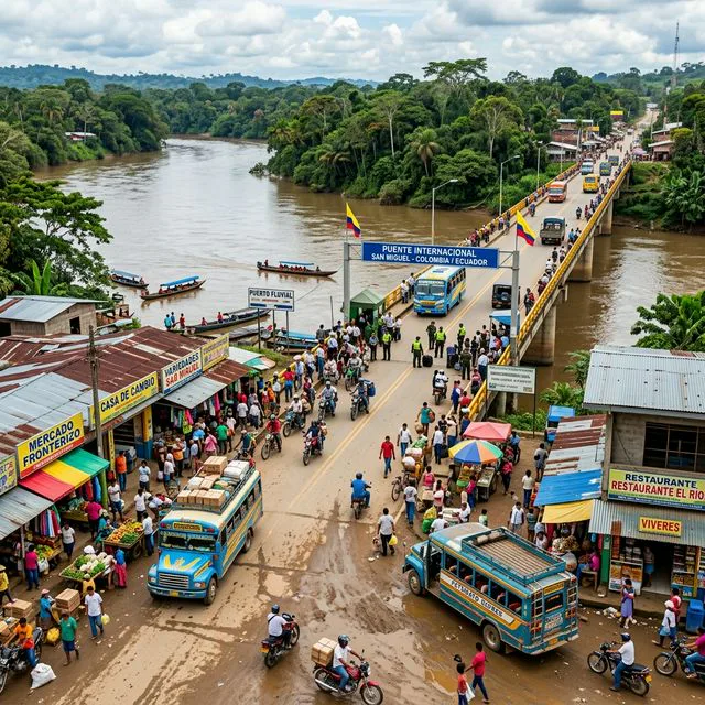 Travel view representing San Miguel in Putumayo, Colombia
