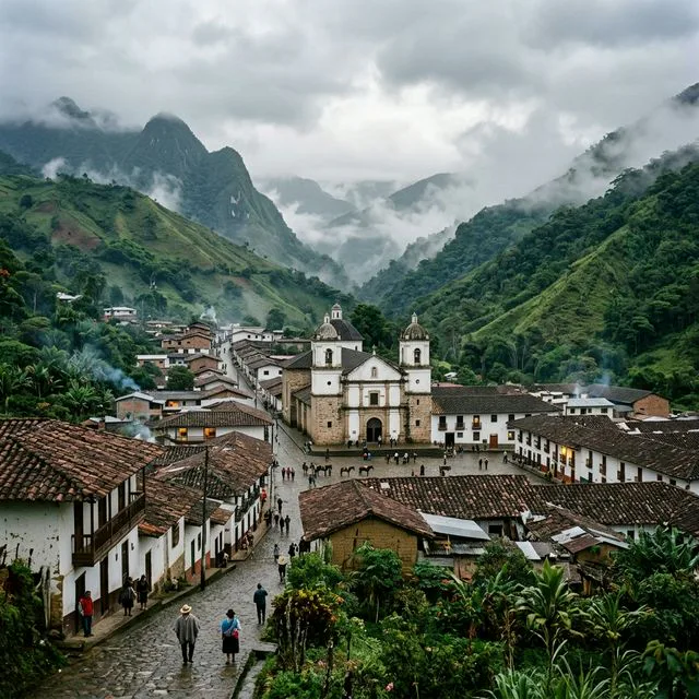 Travel view representing Santiago in Putumayo, Colombia