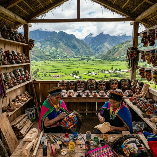 Travel view representing Sibundoy in Putumayo, Colombia