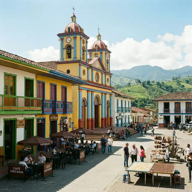 Travel view representing Circasia in Quindío, Colombia
