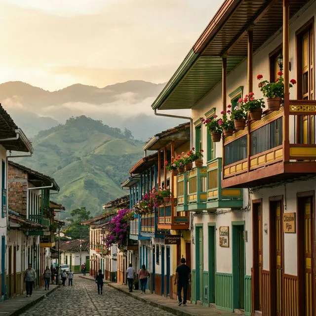 Travel view representing Pijao in Quindío, Colombia
