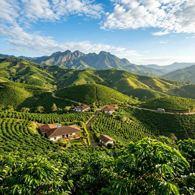 Travel view representing Belén de Umbría in Risaralda, Colombia