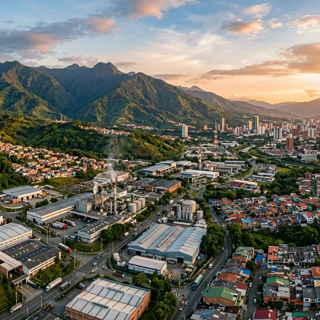 Travel view representing Dosquebradas in Risaralda, Colombia