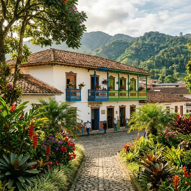 Travel view representing Marsella in Risaralda, Colombia