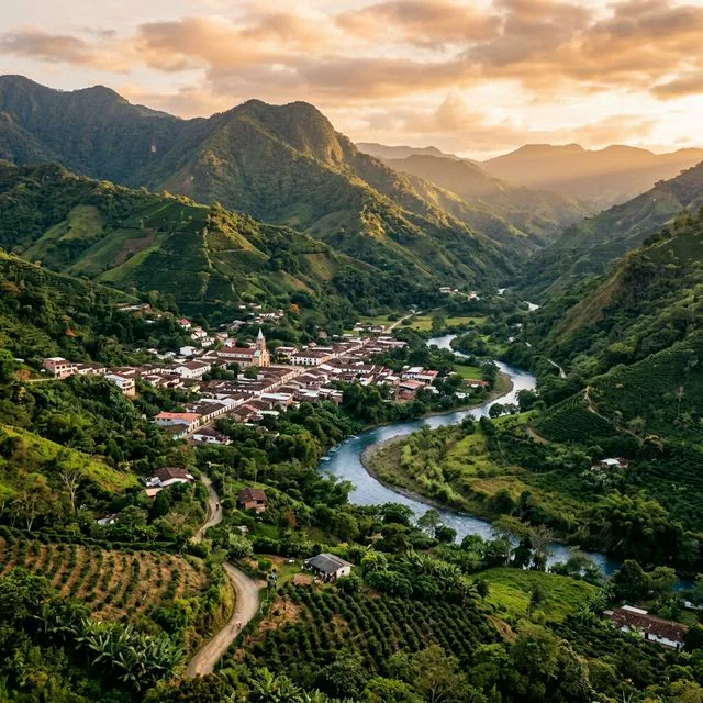 Travel view representing Mistrató in Risaralda, Colombia