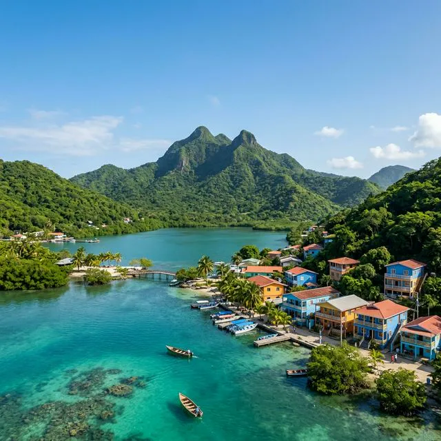 Travel view representing Providencia in San Andrés y Providencia, Colombia