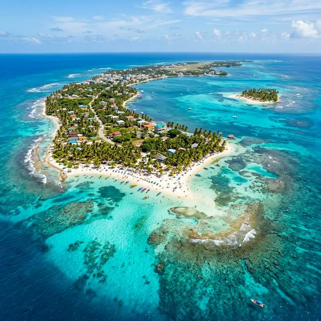 Travel view representing San Andrés in San Andrés y Providencia, Colombia