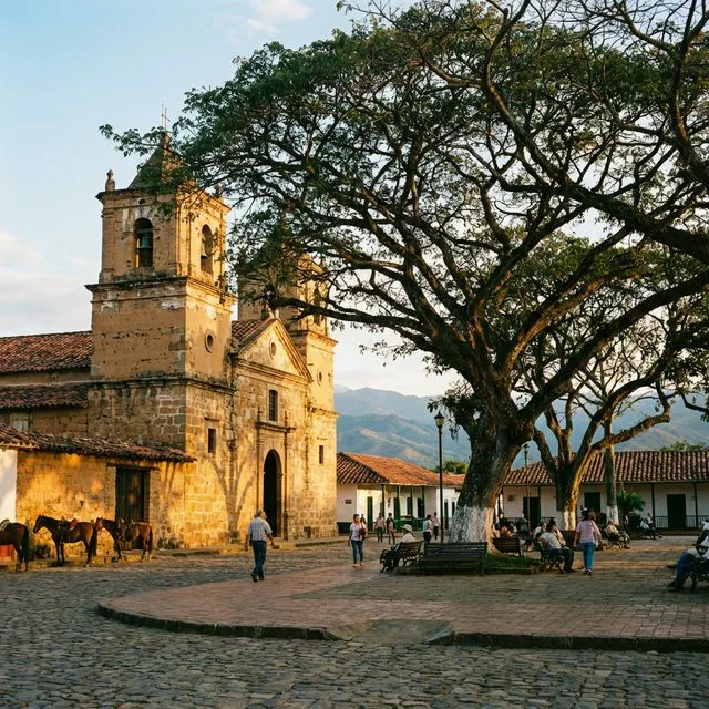 Travel view representing Aguada in Santander, Colombia