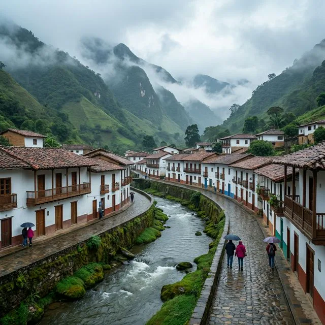 Travel view representing Charta in Santander, Colombia
