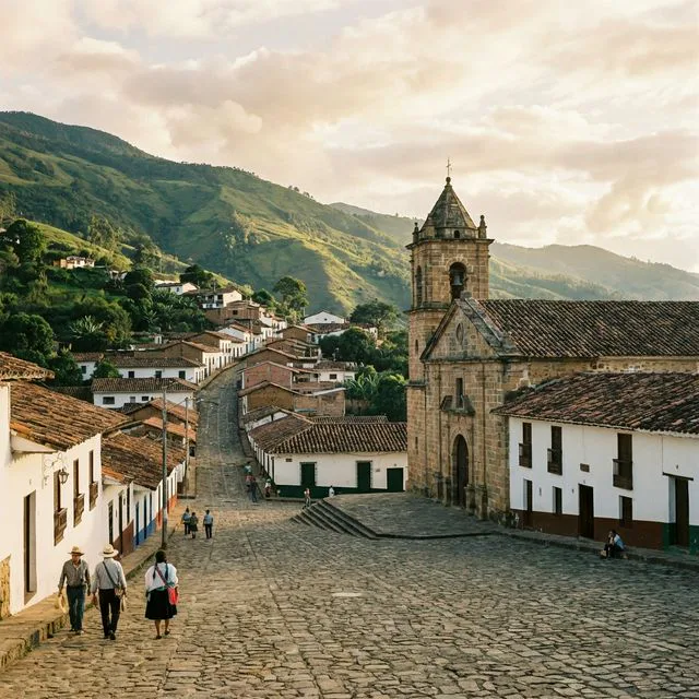 Travel view representing Concepción in Santander, Colombia