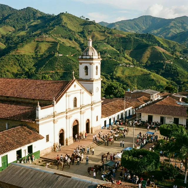 Travel view representing Confines in Santander, Colombia