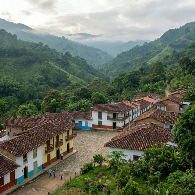 Travel view representing El Guacamayo in Santander, Colombia