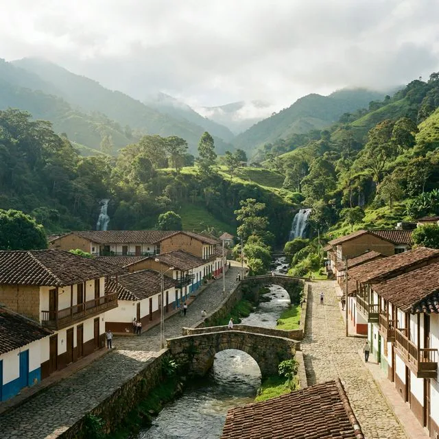 Travel view representing Encino in Santander, Colombia