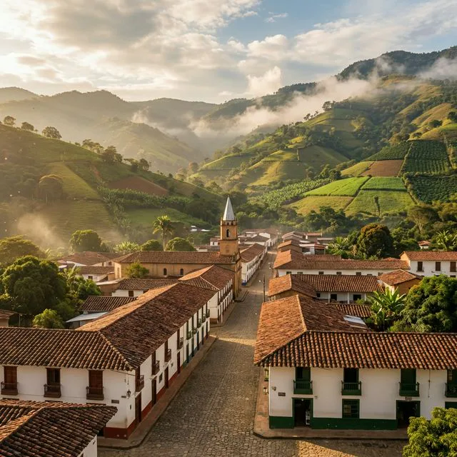 Travel view representing Enciso in Santander, Colombia