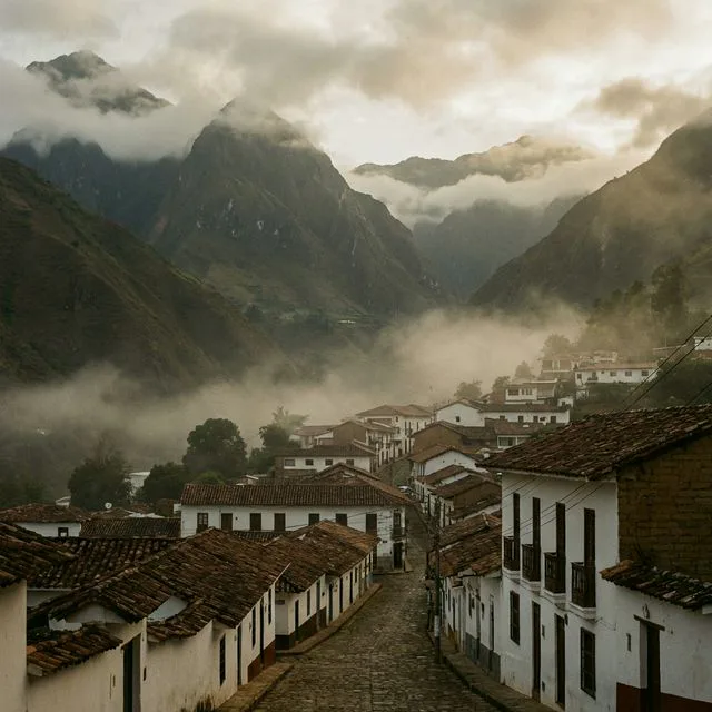 Travel view representing Málaga in Santander, Colombia