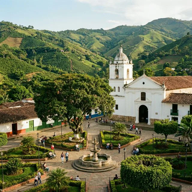 Travel view representing Ocamonte in Santander, Colombia