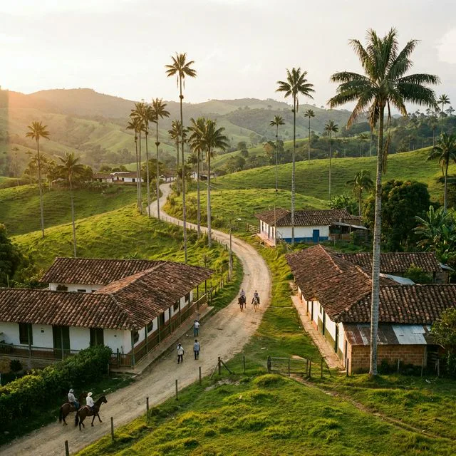 Travel view representing Palmar in Santander, Colombia