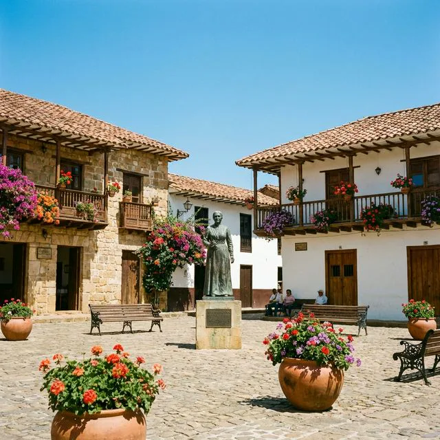 Travel view representing Pinchote in Santander, Colombia