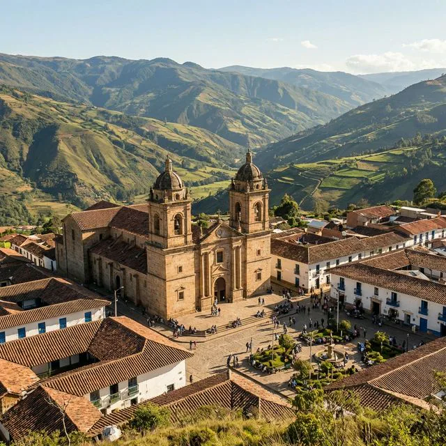 Travel view representing San Andrés in Santander, Colombia