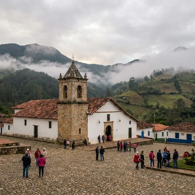 Travel view representing San Joaquín in Santander, Colombia