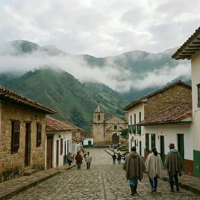 Travel view representing Suratá in Santander, Colombia