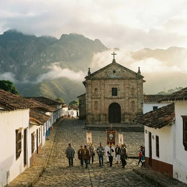 Travel view representing Tona in Santander, Colombia