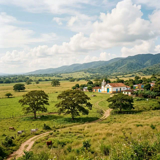 Travel view representing El Roble in Sucre, Colombia