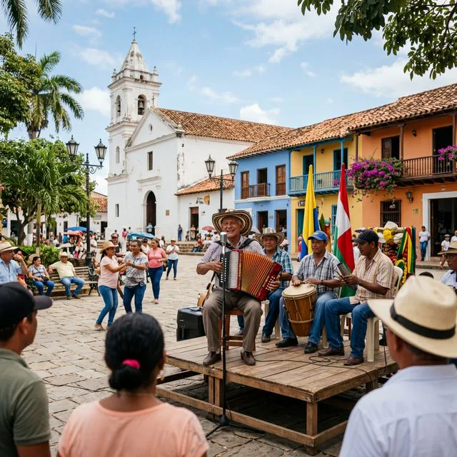 Travel view representing Los Palmitos in Sucre, Colombia