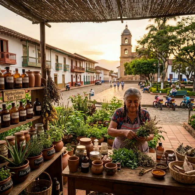 Travel view representing San Pedro in Sucre, Colombia