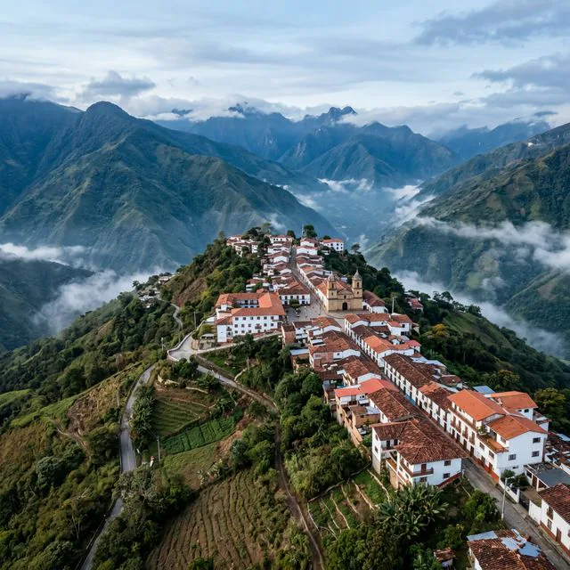 Travel view representing Alpujarra in Tolima, Colombia