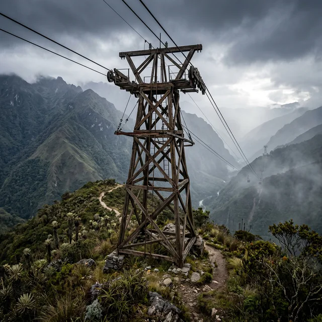 Travel view representing Herveo in Tolima, Colombia