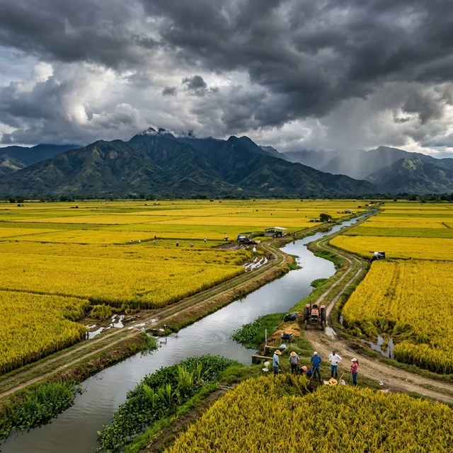 Travel view representing Lérida in Tolima, Colombia