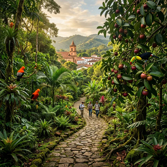 Travel view representing Mariquita in Tolima, Colombia