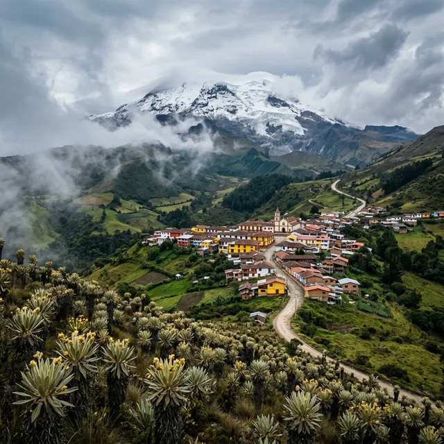 Travel view representing Murillo in Tolima, Colombia