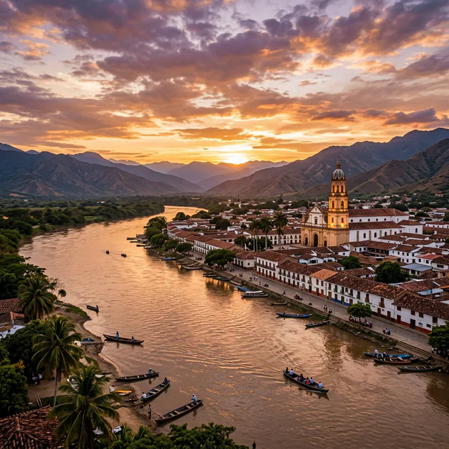 Travel view representing Purificación in Tolima, Colombia