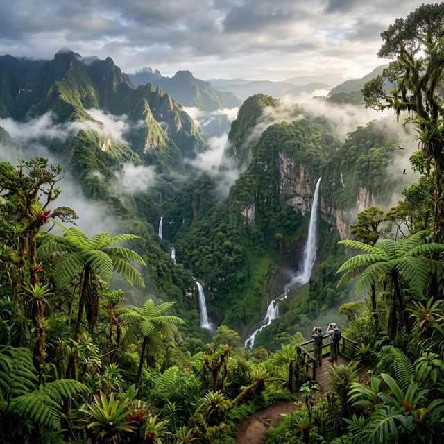 Travel view representing Rio Blanco in Tolima, Colombia