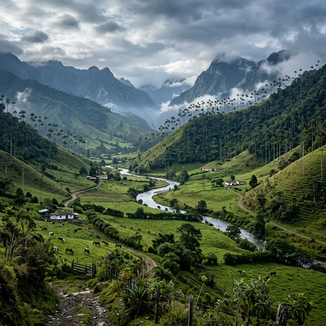 Travel view representing Roncesvalles in Tolima, Colombia