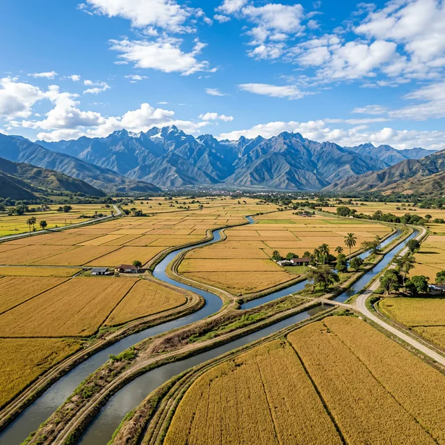 Travel view representing Saldaña in Tolima, Colombia