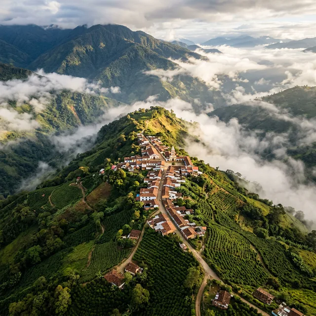 Travel view representing San Antonio in Tolima, Colombia
