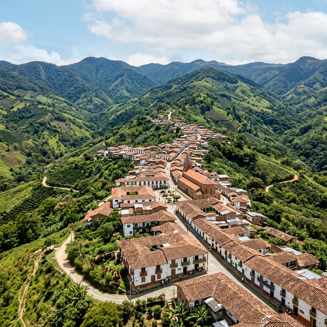 Travel view representing Argelia in Valle del Cauca, Colombia