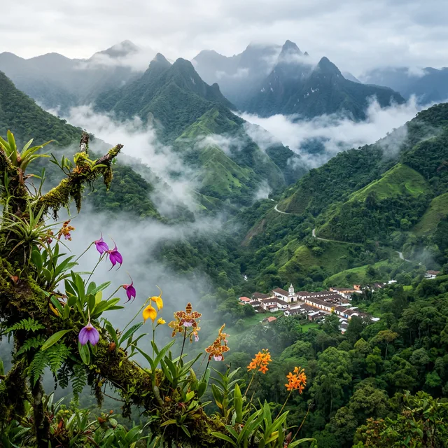 Travel view representing Bolívar in Valle del Cauca, Colombia