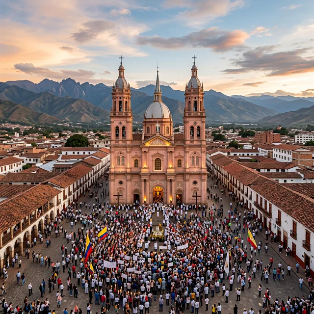Travel view representing Guadalajara de Buga in Valle del Cauca, Colombia