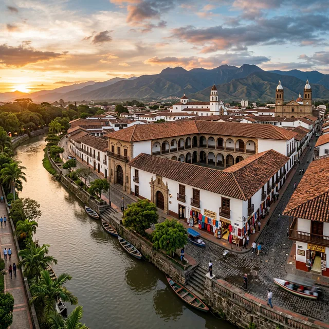 Travel view representing Cartago in Valle del Cauca, Colombia