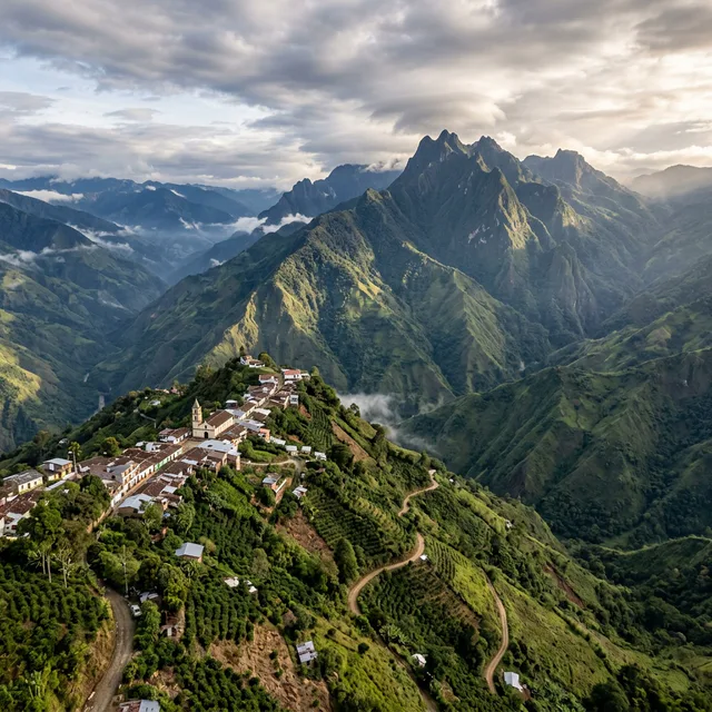 Travel view representing El Águila in Valle del Cauca, Colombia