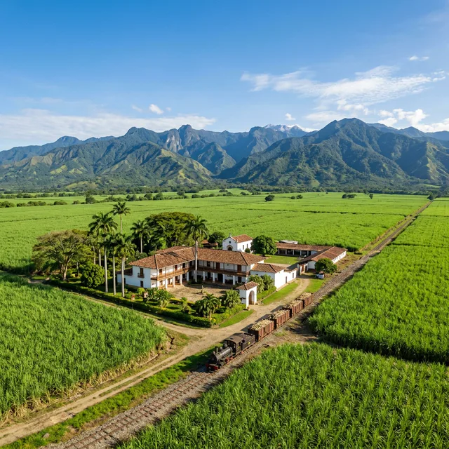 Travel view representing Palmira in Valle del Cauca, Colombia