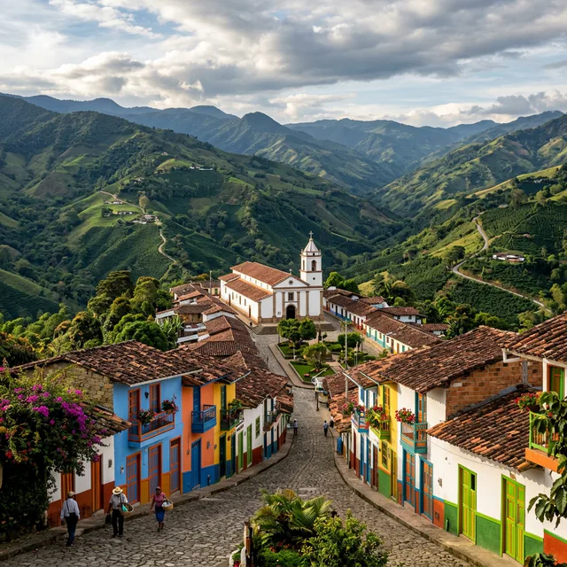Travel view representing Ulloa in Valle del Cauca, Colombia